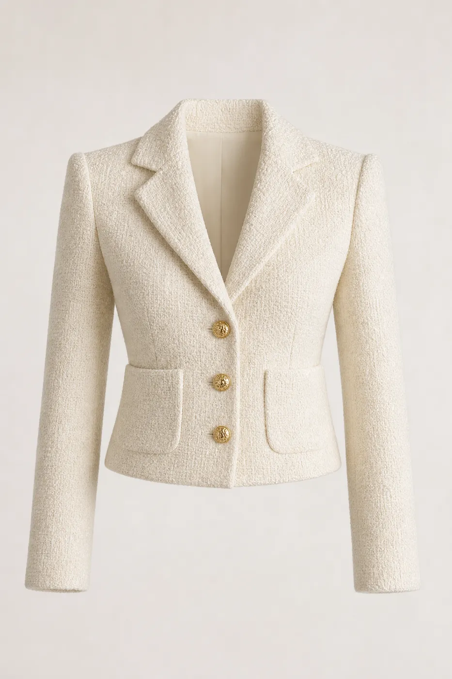 Edition Blazer Structuré en Laine Bouclée Maison