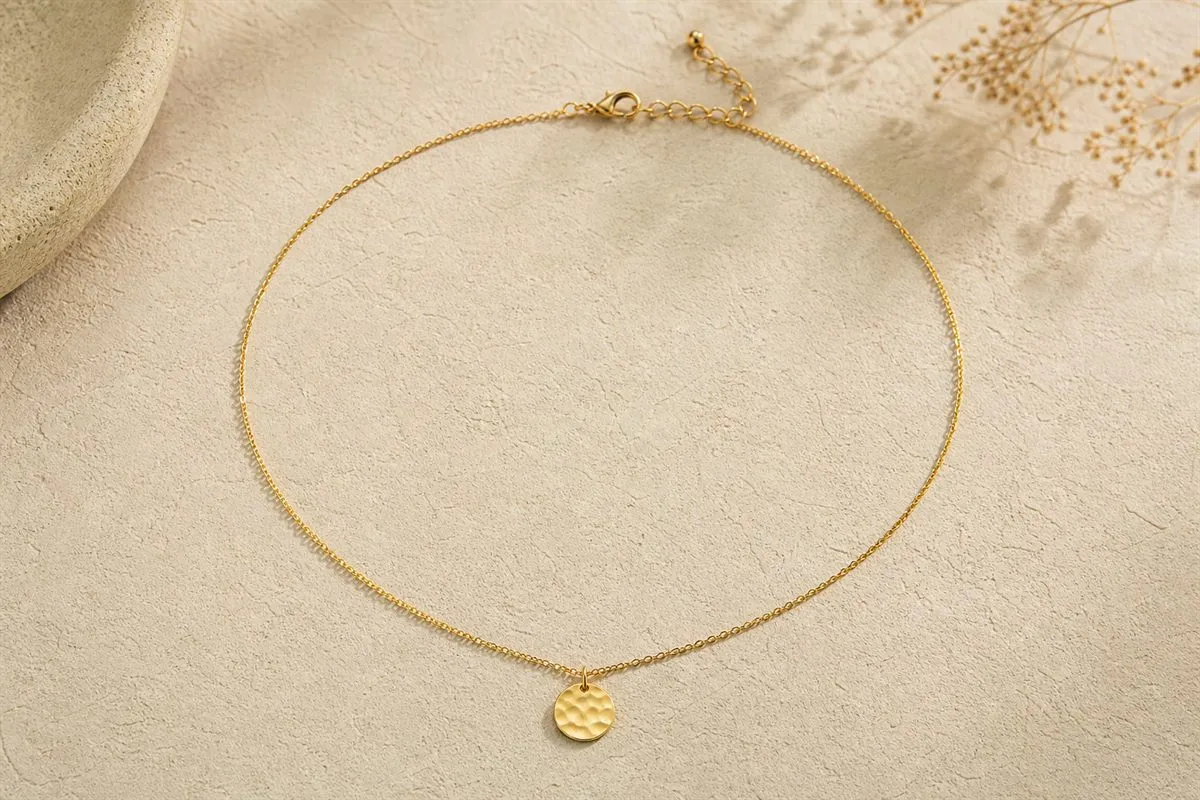 Collier Chaîne Fine Plaqué Or N°09