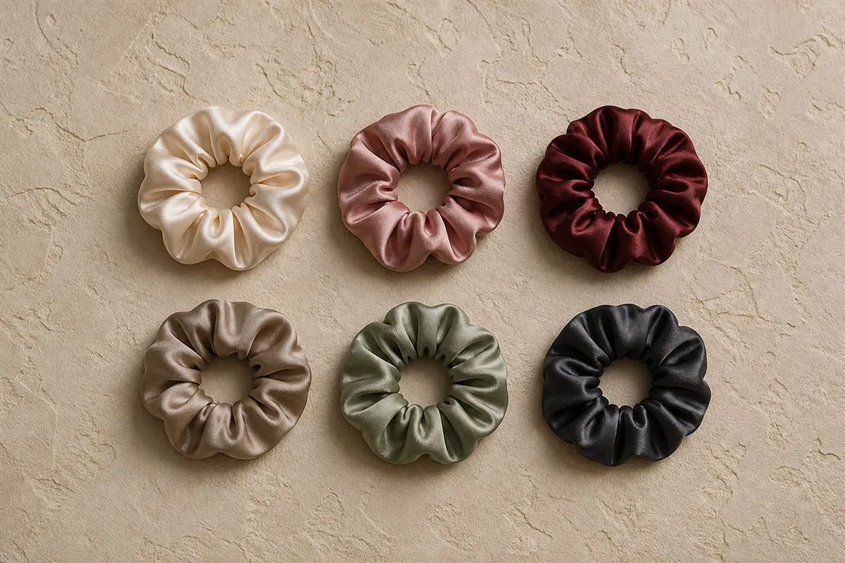 Collection Élastiques Satin (Lot de 6) — Essentiel