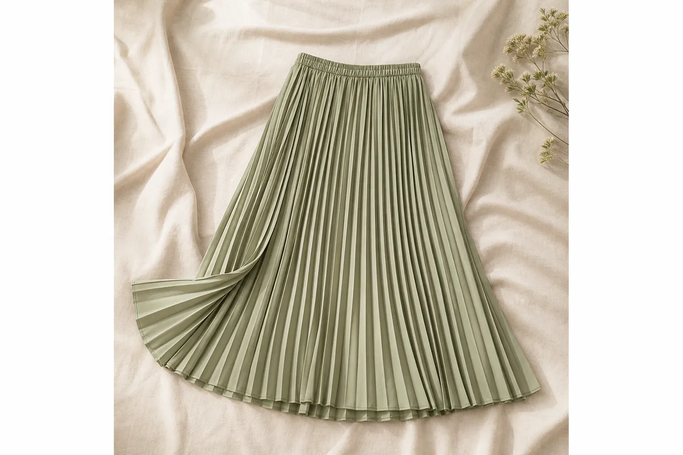 Jupe Plissée Midi — Serie 10